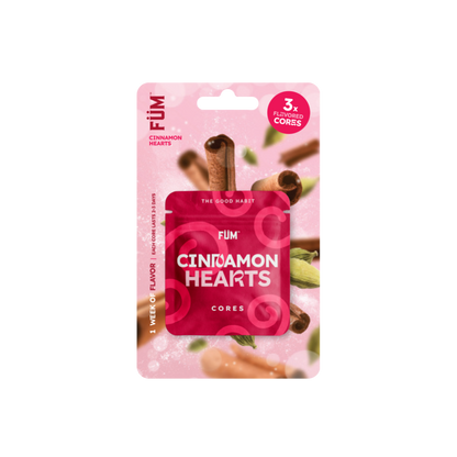 Cinnamon Hearts Cores 10 Pack